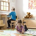 thumbnail image 2 of Melissa & Doug Bureau et Chaise pour Enfant avec Plateau Relevable - Miel, 2 of 5
