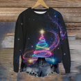 thumbnail image 7 of Zormilly Christmas Sweatshirts for Women Fleece Long Sleeve Crewneck Oversized Sweatshirt Printed Casual Pullover, S-2XL, 7 of 7