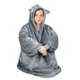 thumbnail image 2 of Cat Oversized Sherpa Hoodie Blanket Sweatshirt for Women, 2 of 7