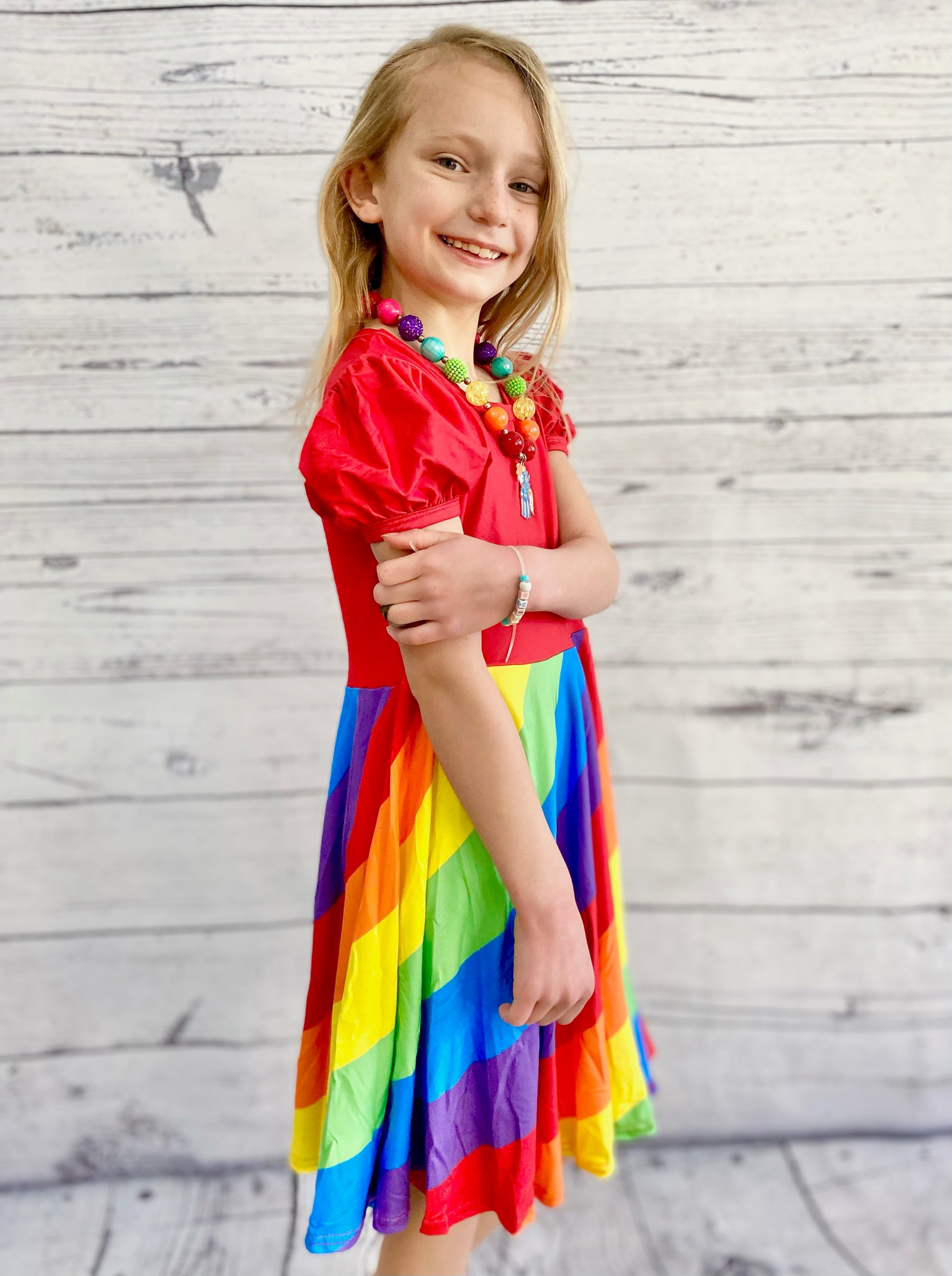Adult Smarty Paints Rainbow Art Supplies Super Twirler Dress