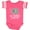 Football Pink and White, variant on Inktastic Nanna Loves Me Grandchild Boys or Girls Baby Bodysuit