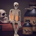 thumbnail image 2 of Halloween Poseable Full Life Size Human Skeleton Prop Anatomy Model Party Decor, 2 of 5