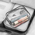 thumbnail image 3 of toiletry bag toiletry bag transparent toiletry bag airplane travel kit, hand luggage travel set, cosmetic bag3 pcs, 3 of 5
