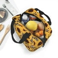 thumbnail image 5 of Rocae Artistic Zebra Print Sunflower for Insulated Lunch Bag for Women Men,Large Lunch Box for Work School Picnic Hiking Daytrip, 5 of 5