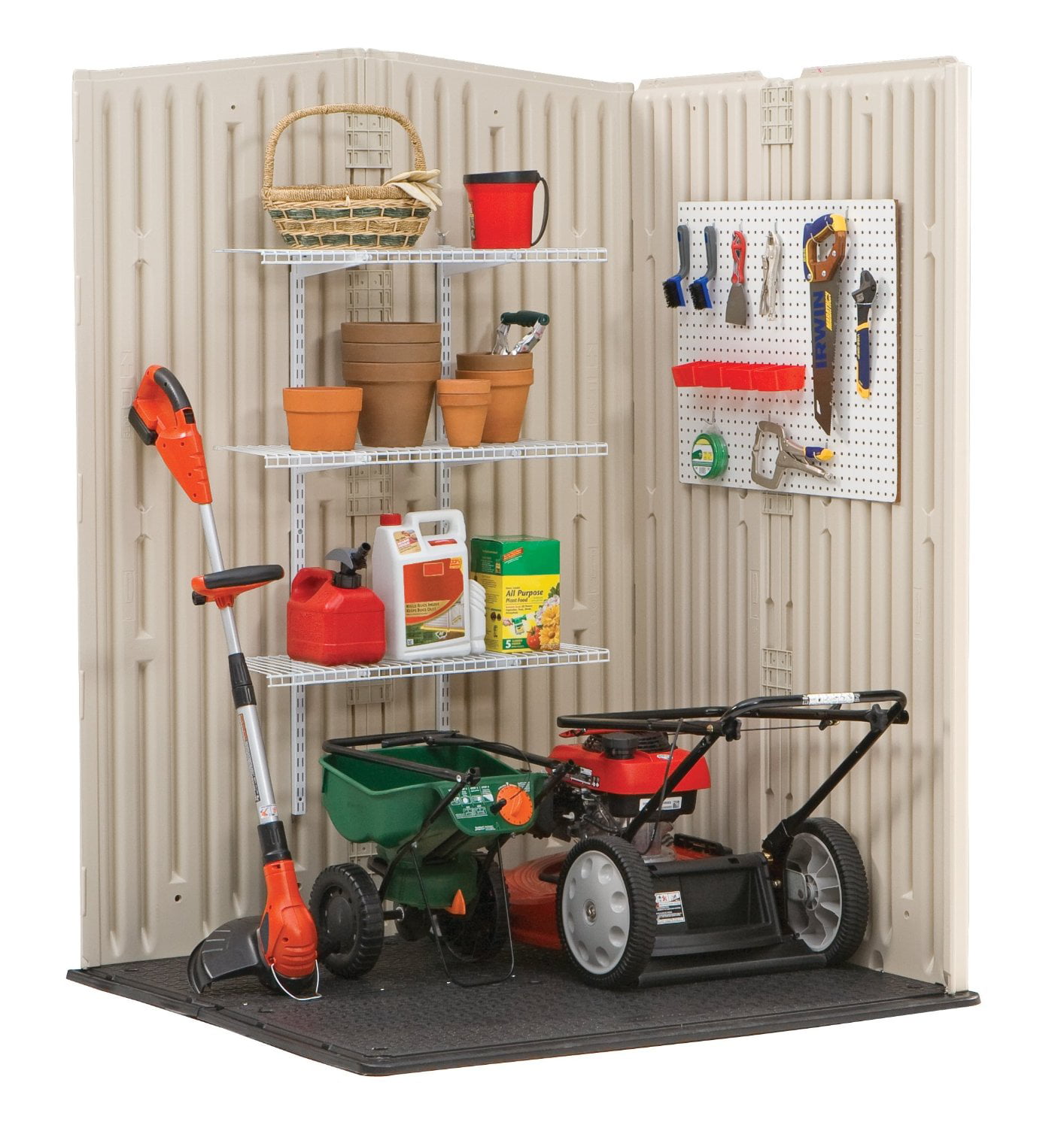 Rubbermaid Vertical Storage Shed, 72 in. H x 36 in. W x 18 in. - tools - by  owner - sale - craigslist