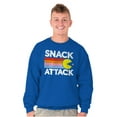 thumbnail image 5 of PACMAN Snack Attack Hungry Hangry Unisex Plus Size Sweatshirt Brisco Brands 5X, 5 of 6