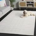 thumbnail image 3 of SAFAVIEH Ebony Violet Plaid Area Rug, Ivory/Gray, 6' x 9', 3 of 11