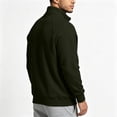 thumbnail image 3 of Men Ribbed Zip up Sweatshirt Corduroy Comfy No Hood Stand Collar Fashion Outerwear with Pockets Long Sleeve Trendy Collared Spring Fall Daily Casual Jacket, 3 of 7
