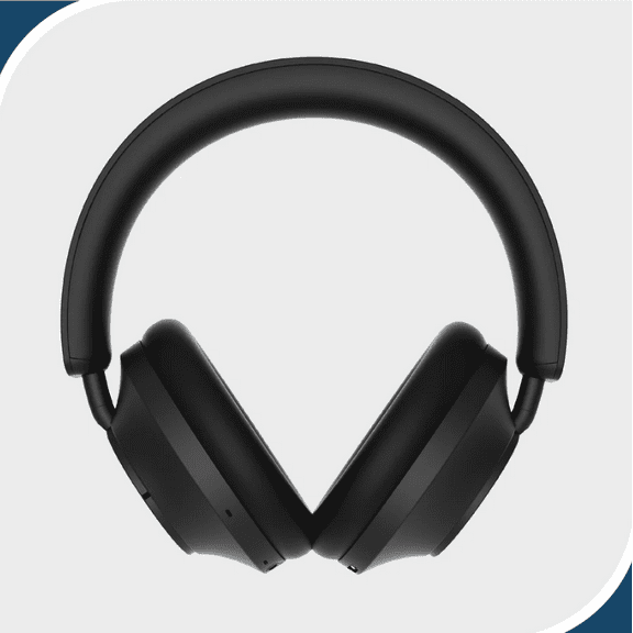 Wireless Bluetooth Headphones, On-Ear Headset with Microphone,Hybrid ANC Active Noise Cancelling Headphones, Hi-Fi Deep Bass, 30H Long Battery Life Headphones, USB-C Quick Charging, Black