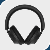 Wireless Bluetooth Headphones, On-Ear Headset with Microphone,Hybrid ANC Active Noise Cancelling Headphones, Hi-Fi Deep Bass, 30H Long Battery Life Headphones, USB-C Quick Charging, Black