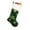 Green, variant on Christmas Stocking 19" Large Xmas Stocking with Plush Faux Fur Cuff for Stairs Fireplace Hanging Holiday Home Decor