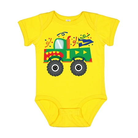 

Inktastic 1st Birthday Monster Truck Gift Baby Boy Bodysuit