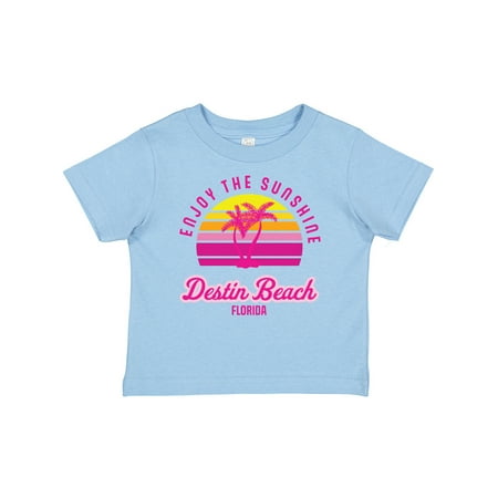 

Inktastic Summer Enjoy the Sunshine Destin Beach Florida in Pink Gift Baby Boy or Baby Girl T-Shirt