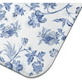 thumbnail image 6 of Blue Floral Dish Drying Mat for Kitchen Counter, French Farmhouse Style Microfiber Drying Rug, Washable and Absorbent Kitchen Countertop Dish Drainer, 16x18 Inch, 6 of 7