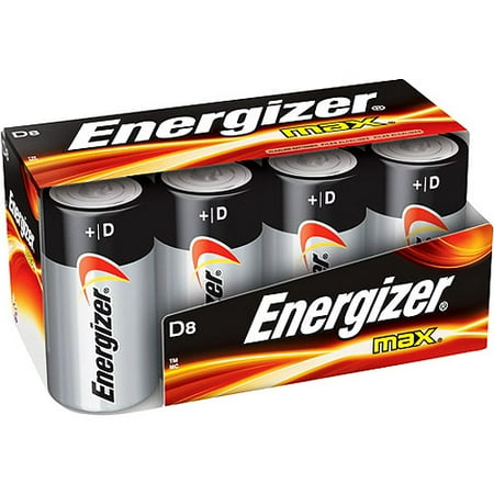 Energizer MAX D Battery 8-Pack