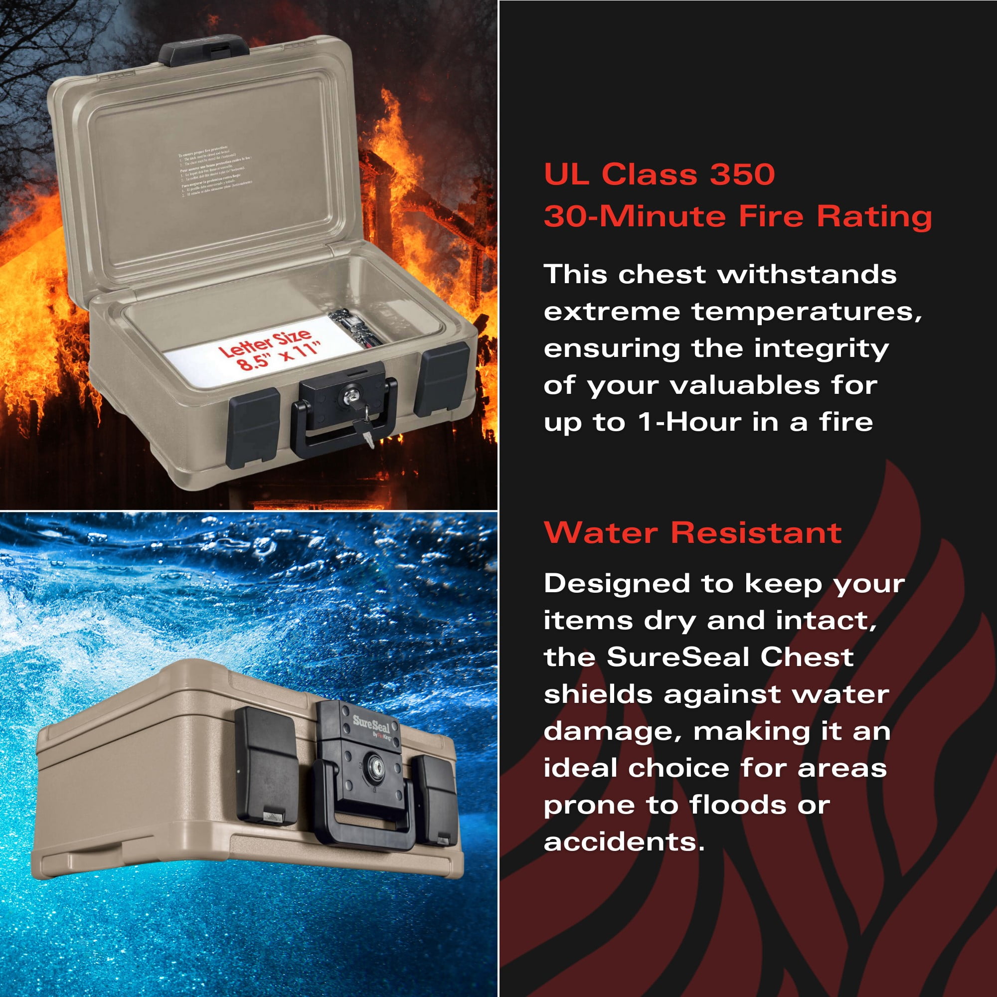 SURESEAL FIRE & WATER CHEST