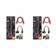 thumbnail image 3 of Methold Placa Exender PCI-E 1x a 6x, tarjeta USB 3,0, adaptador de placa base de ordenador portátil con indicador LED, equipo eléctrico Ranura roja + cable rojo 2piezas, 3 of 6
