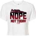 thumbnail image 3 of Marvel Deadpool - Nope Not Today - Juniors Cropped Graphic T-Shirt, 3 of 5