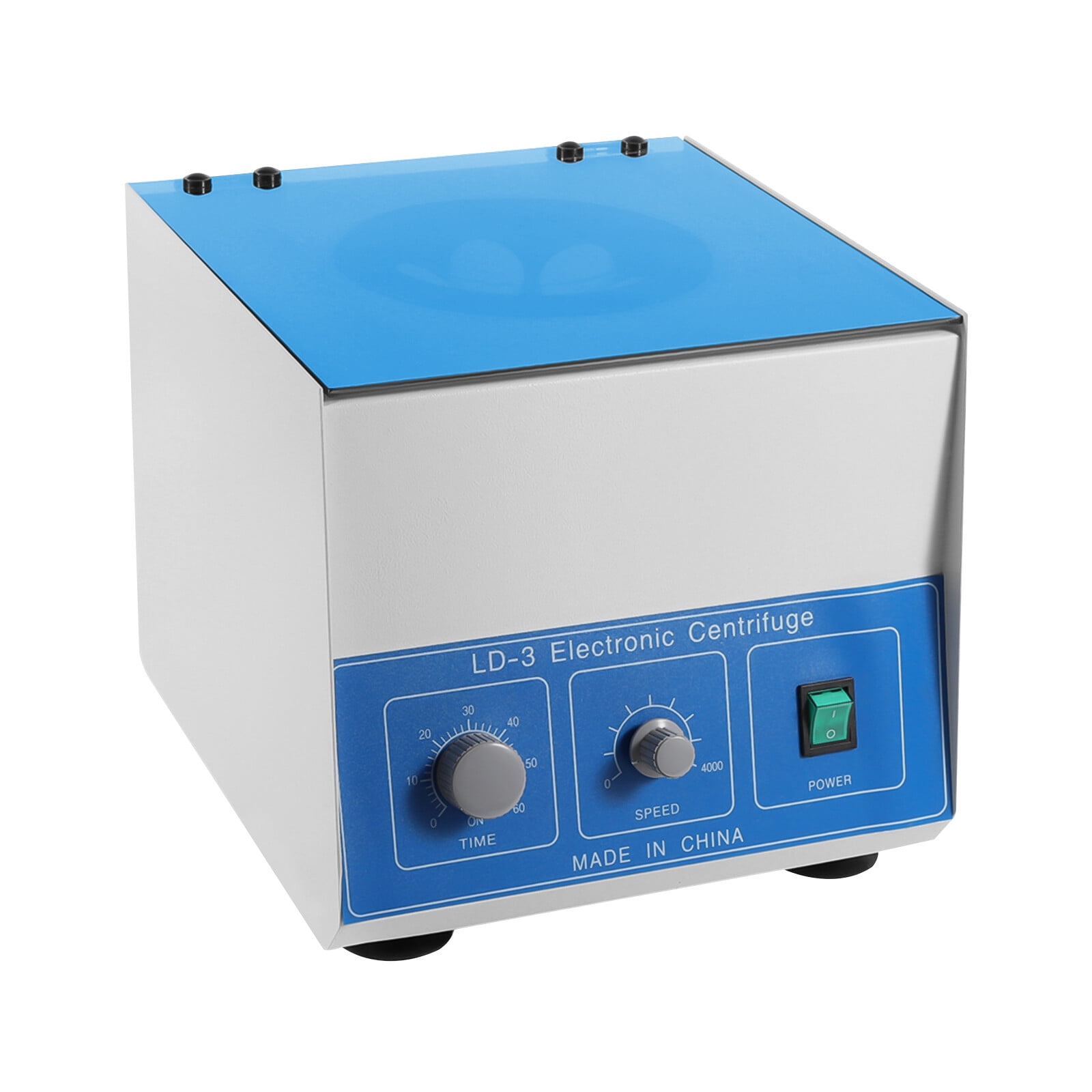 6*50ml LD-3 Desktop Electric Benchtop Centrifuge Lab Medical Practice 4000rpm with Timer 110V