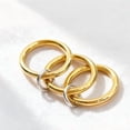 thumbnail image 6 of Gold Plated Stackable Rings for Women, Interlocked Mixed Metal Ring Set in Silver and Gold, Two-Toned Minimalist Jewelry Gift, 6 of 6