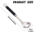 thumbnail image 3 of Stainless Steel Meatball Maker Spoon, 9.65X2.36" Ergonomic Handle Meat Ball Extruder, Manual Meatball Press Tool, Practical Meat Portion Scoop, Handheld Food Molder Gadget, Durable Cooking Utensil, 3 of 7