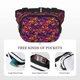 thumbnail image 5 of Fotbe Skull Cangurera Cuadrada con Estampado de Doble Capa, Bolsa de Cintura Ajustable Mini para Hombres y Mujeres, 5 of 9