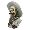 thumbnail image 5 of Day of The Dead General Pancho Villa Skull Skeleton Bust Mini Figurine, 5 of 8