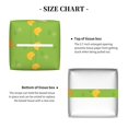 thumbnail image 5 of Lsque Funny Chicken Printed Tissue Box Cover Holder, Facial Paper Organizer Dispenser,Square with Bottom Belt, PVC Leather Decorative Organizer, 5 of 8