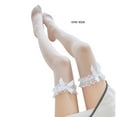 thumbnail image 6 of D-GROEE 1 Pair Women's Sheer Thigh High Pantyhose Hosiery Stockings with Bow-knot Decor, 6 of 8