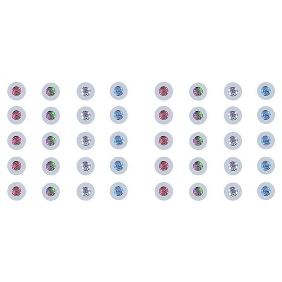 50 Pcs LED Coaster Round Flash Cup Mat Sticker Lights for Wine Liquor Bottle, Drinks , Bar