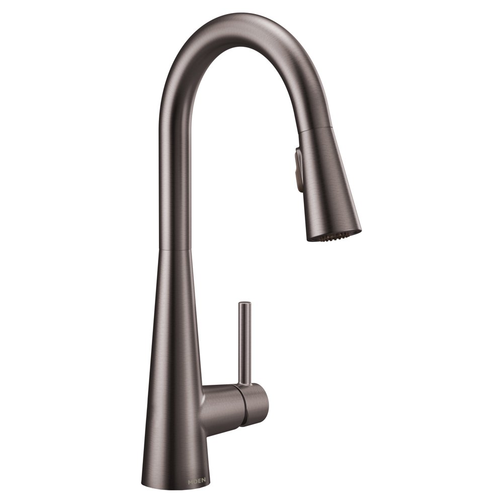 Moen 7864 Sleek 1.5 GPM Single Hole Pull Down Kitchen Faucet