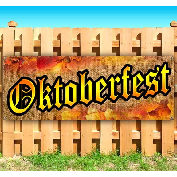 Oktoberfest 13 oz Vinyl Banner With Metal Grommets