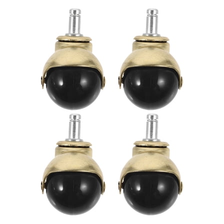 Homoyoyo 4-Pack Heavy Duty Caster Wheels Replacement for Office Furniture, Quiet and Smooth Rolling