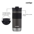 thumbnail image 4 of Termo Acero Inox Contigo 473 Ml Sistema Snapseal gris 2094830, 4 of 5