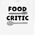 thumbnail image 4 of Inktastic Food Critic with Fork and Spoon Boys or Girls Baby Bodysuit, 4 of 5