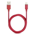 thumbnail image 3 of Reiko 3-In-1 Charger Adapter with Data Cable for iPhone - Red, 3 of 4