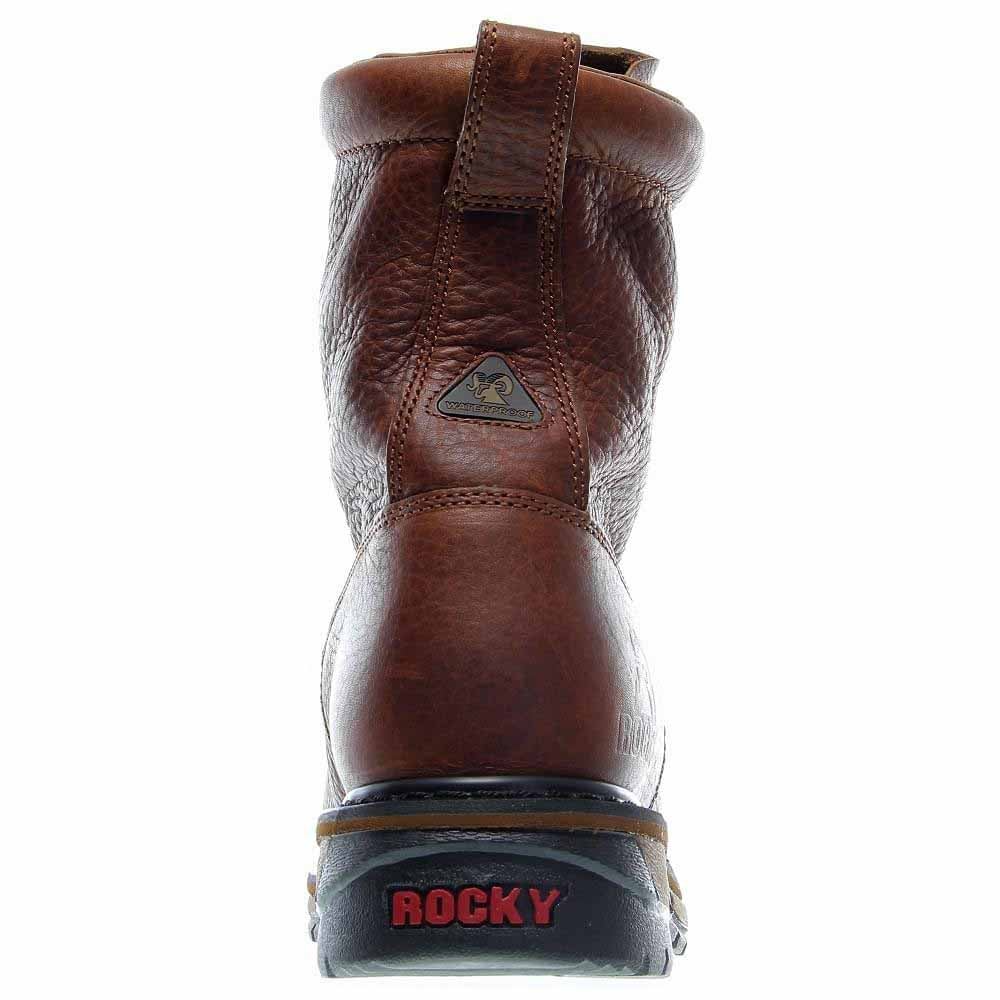 Rocky  Mens Original Ride Lacer Waterproof Round Toe Lace Up  Casual Boots   Mid Calf - image 3 of 7