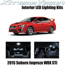 XtremeVision Interior LED for Subuaru Impreza WRX STI Sedan Hatchback 2015  6 pcs Pure White Interior LED Kit   Installation Tool