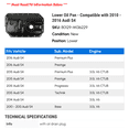 thumbnail image 2 of Lower Oil Pan - Compatible with 2010 - 2016 Audi S4 2011 2012 2013 2014 2015, 2 of 2