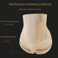 thumbnail image 3 of Pantalones moldeadores de cintura alta sin costuras con efecto contracción de abdomen y cadera, pantalones moldeadores de abdomen de talla grande para posparto, ropa interior ligera y, 3 of 6