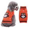 thumbnail image 1 of Ropa cálida de invierno para mascotas, suéter de perro de búho de Halloween, ropa de perro de peluche MFZFUKR BST2002523-3, 1 of 6