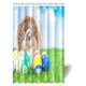 thumbnail image 1 of Cortina de Ducha ABPHQTO Conejo y Huevos de Pascua 120x180 cm, 1 of 2