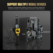 Autool SVB303 720P Endoscope Camera, 4-Way 360° Articulating Borescope W/ 6 LED Lights & 3.28ft Waterproof Elastic Metal Hose 1 Set