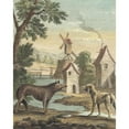 thumbnail image 3 of Louis-Simon Lempereur 15x18 Black Modern Framed Museum Art Print Titled - The Wolf and the Skinny Dog ​​(The Wolf and the Thin Dog) (1756), 3 of 5