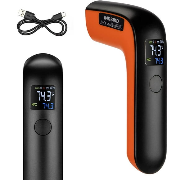 Pistola termómetro infrarrojo Inkbird recargable de -50 °C a 550 °C