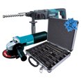 thumbnail image 1 of Kit Makita Rotomartillo Hr2475 Esmeriladora 9557n Brocas Y Cinc, 1 of 5