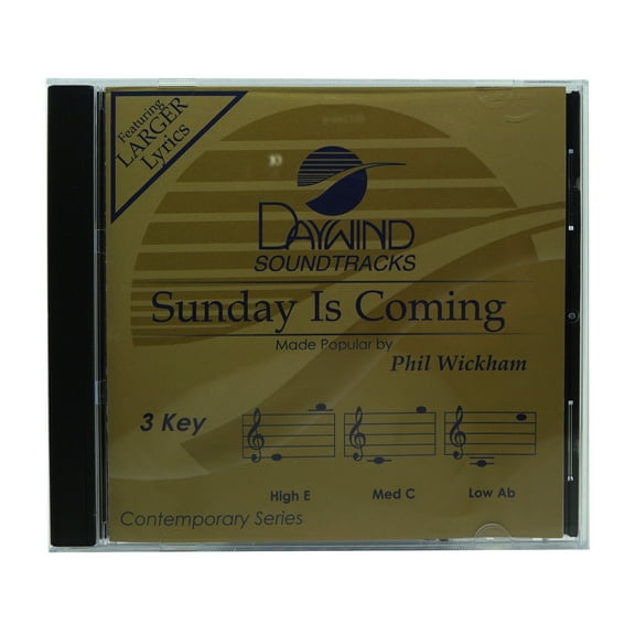 Sunday Is Coming Made Popular by Phil Wickham NEW CD Accompaniment