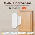 thumbnail image 5 of Tuya Matter Thread Door Window Sensor USB Powered Smart Home Smart Door Sensor Alarm for Home Security&Automation, 5 of 5