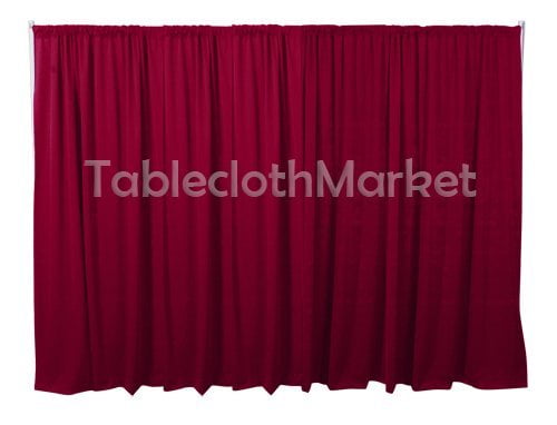 FOR PIPE AND DRAPE DISPLAYS 12 FOOT HIGH x 5 FOOT WIDE PREMIUM DRAPE CURTAIN 