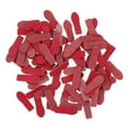 thumbnail image 1 of 90 Pcs Têtes de Sangle d'Escalade Corde de Réglage de Piano Accessoires de Piano en Cuir (Rouge), 1 of 7
